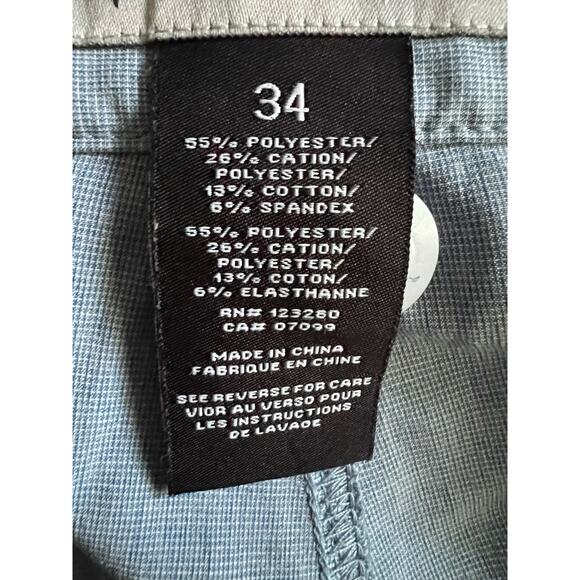 Travis Mathew Men's Beck Performance Golf Shorts 9.5" Inseam Blue Size 34 - Picture 8 of 11